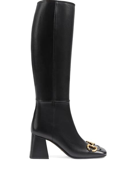 gucci gold biker boots|gucci print thigh high boots.